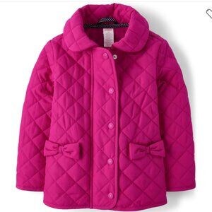 Gymboree Girls Quilted Jacket - Size 4T - Magic Magenta